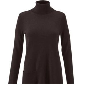 Cabi Women's 100% cotton long turtleneck Sweater